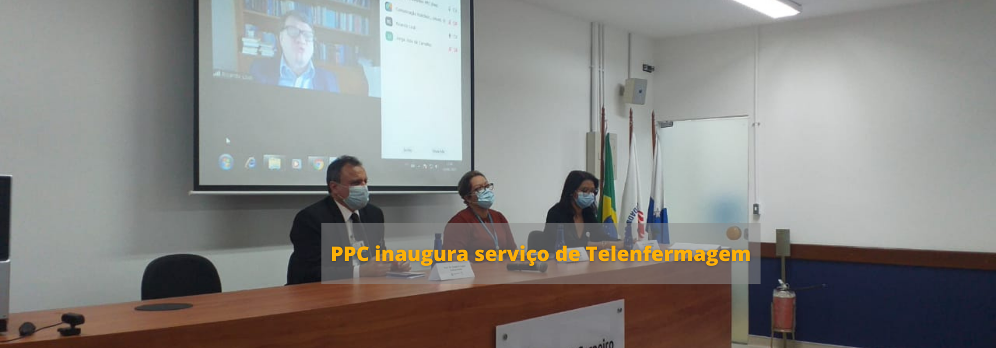Máscara PPC inaugura serviço de telenfermagem