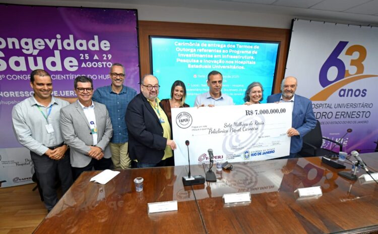  Policlínica é contemplada com R$ 7 milhões da Faperj para fortalecimento de sua infraestrutura em saúde